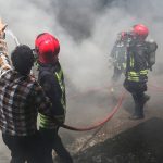 آتش‌سوزی در یکی از شرکت‌های صنعتی شهرک صنعتی آبادان