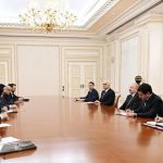 بررسی زیرساخت‌های جدید ریلی و میادین مشترک نفتی در دیدار وزیر راه با رئیس جمهور آذربایجان