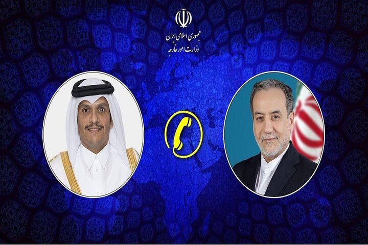 تأکید وزرای خارجه ایران و قطر بر تقویت صلح در منطقه‌