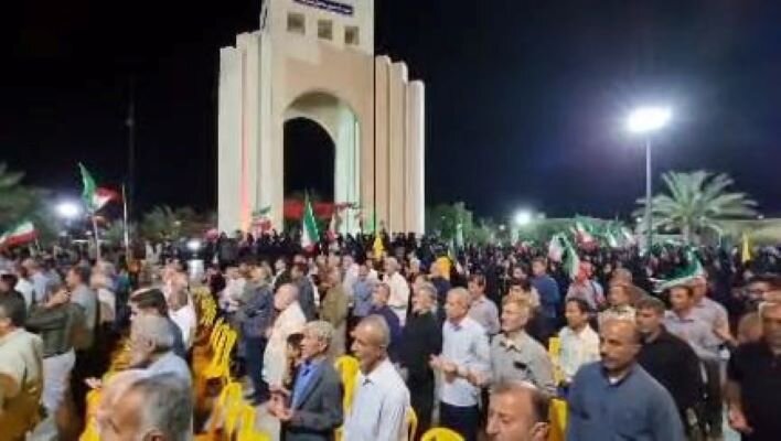 اجتماع باشکوه مردم انقلابی آبدان
