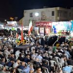 اجتماع باشکوه مردم گناوه با حضور خادمان رضوی