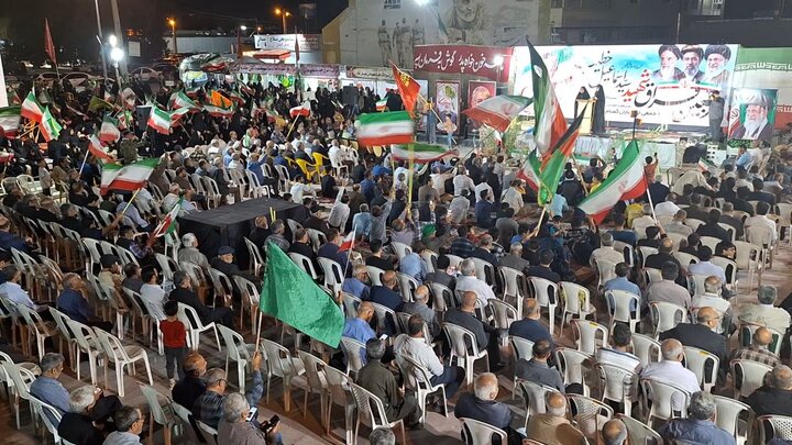 اجتماع باشکوه مردمی در گناوه