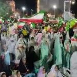 اجتماع شبانه مردم در بوشهر