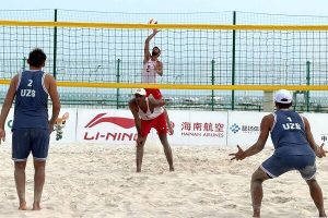 برتری تیم ملی والیبال ساحلی "ب" مقابل ازبکستان