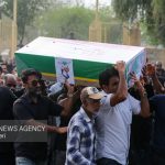 تشییع پیکر شهید امیرعلی سالاری در بندرلنگه برگزار شد