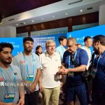 دیدار توماس باخ با ورزشکاران ایرانی در دهکده بازی‌ها