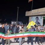 راهپیمایی شبانه مردم روستای «شهنیا» شهرستان دیر