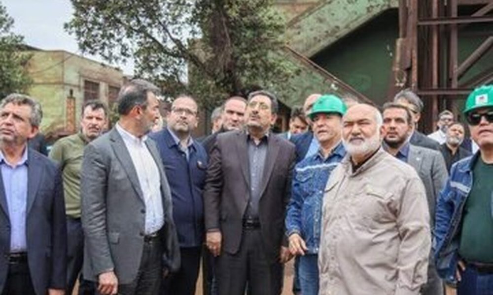 وزیر صمت از فولاد خوزستان بازدید کرد