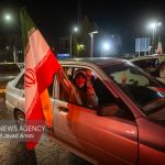 کاروان خودرویی مردم تبریز در حمایت از نیروهای مسلح