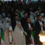 برگزاری جشن ازدواج در سنگر خیابان‌های کبودراهنگ