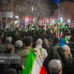 بزرگداشت ۹ شهید دانشمند هسته‌ای در تجمع مردم کرمانشاه