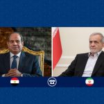 تأکید روسای جمهور ایران و مصر بر راهکارهای دیپلماتیک حل و فصل مسائل
