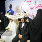 جشن ازدواج زوج های جوان در تجمع شبانه مردم بندرگز