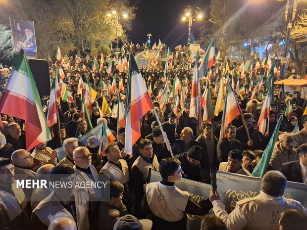 حفظ سنگر مقاومت در هفتادوهشتمین شب بارانی تبریز