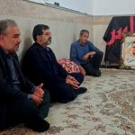 دیدار استاندار قم با خانواده شهید احمدی‌مینا از شهدای جنگ رمضان