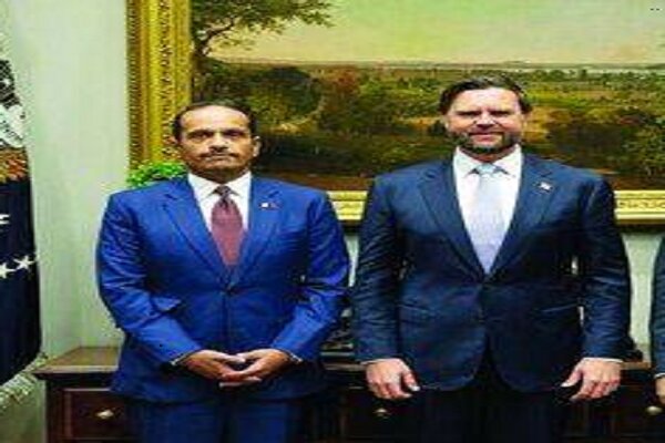 دیدار معاون ترامپ و وزیر خارجه قطر در کاخ سفید با محوریت ایران