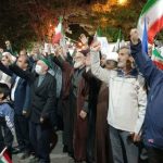 طنین فریاد الله اکبر در تجمع مردمی بیجار