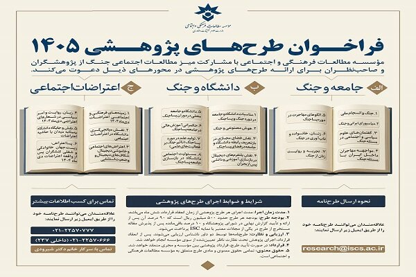 فراخوان پژوهشی باتمرکز بر جنگ، دانشگاه و اعتراضات اجتماعی منتشر شد