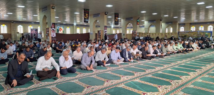 مراسم دعای «عرفه» در گناوه برگزار شد