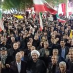 مردم‌ میاندوآب در تجمع ۸۷ شبانه فریاد «الله اکبر» سردادند