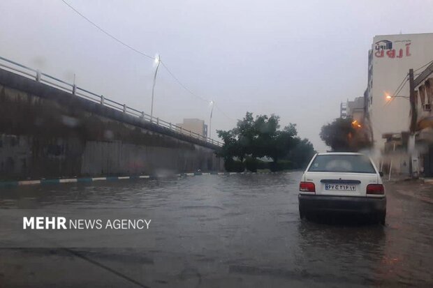 هشدار آبگرفتگی معابر در آذربایجان‌ شرقی
