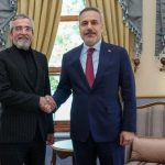 وزیر خارجه ترکیه با علی باقری دیدار کرد