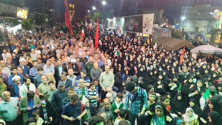 گزارش خبرنگار مهر از نود و دومین قرار شبانه مردم آستانه اشرفیه