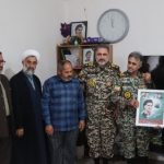 امیر سرتیپ الهامی با خانواده شهید احمد حسین‌نژاد دیدار کرد