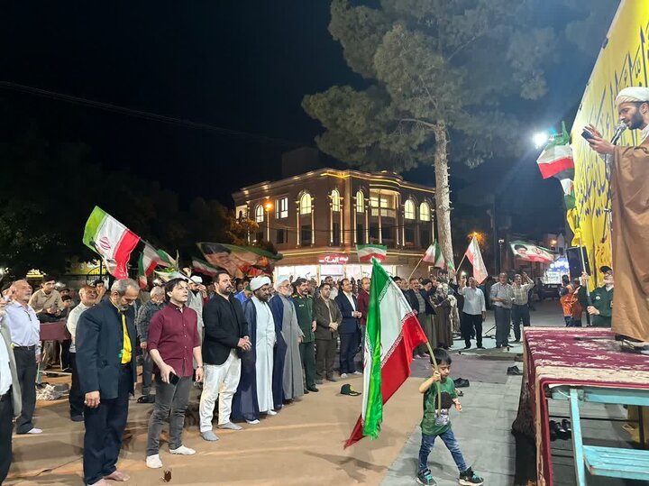 برگزاری یکصد و سومین قرار شبانه در چناران