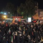 دودمه مردم کرمانشاه در اجتماع شیرخوارگان حسینی