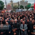عزاداری تاسوعای حسینی در مشگین شهر