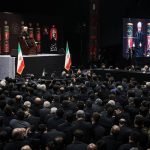 عزاداری شب تاسوعا در جوار قتلگاه رهبر شهید انقلاب