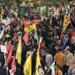 عزاداری مردم حسین آباد شهرستان دلگان در شب پنجم محرم
