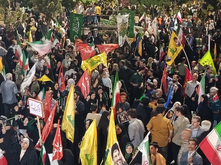 عزاداری مردم حسین آباد شهرستان دلگان در شب پنجم محرم