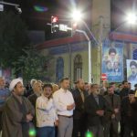فریاد «نَصْرٌ مِنَ اللَّهِ وَفَتْحٌ قَرِیبٌ» هریسی‌ها در اجتماع شبانه