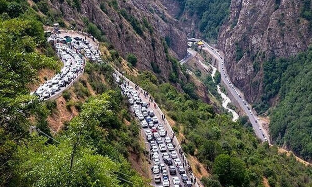 وضعیت ترافیکی محورهای کندوان و هراز