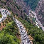 وضعیت ترافیکی محورهای کندوان و هراز