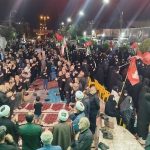 پنجمین شب اقامه عزای سیدالشهدا در آستانه اشرفیه