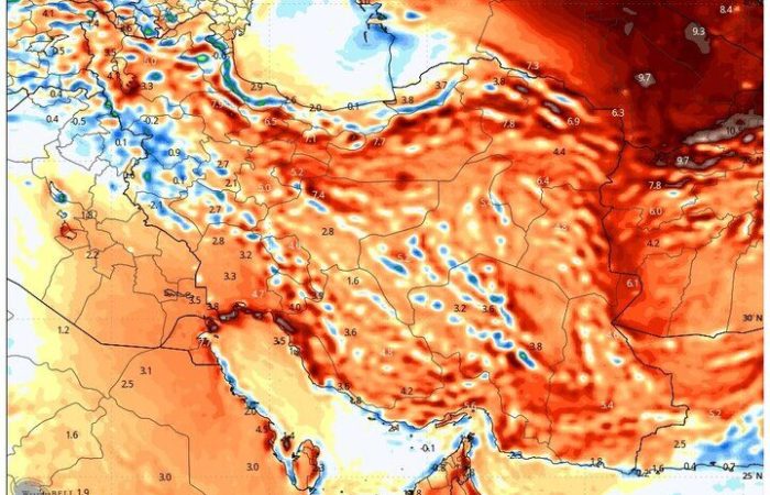رگبار بارش‌های موسمی در ۲ استان؛ رکورد گرما در ۴ استان شکسته می‌شود