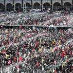 مراسم وداع با رهبر شهید مصدوم داشت؟