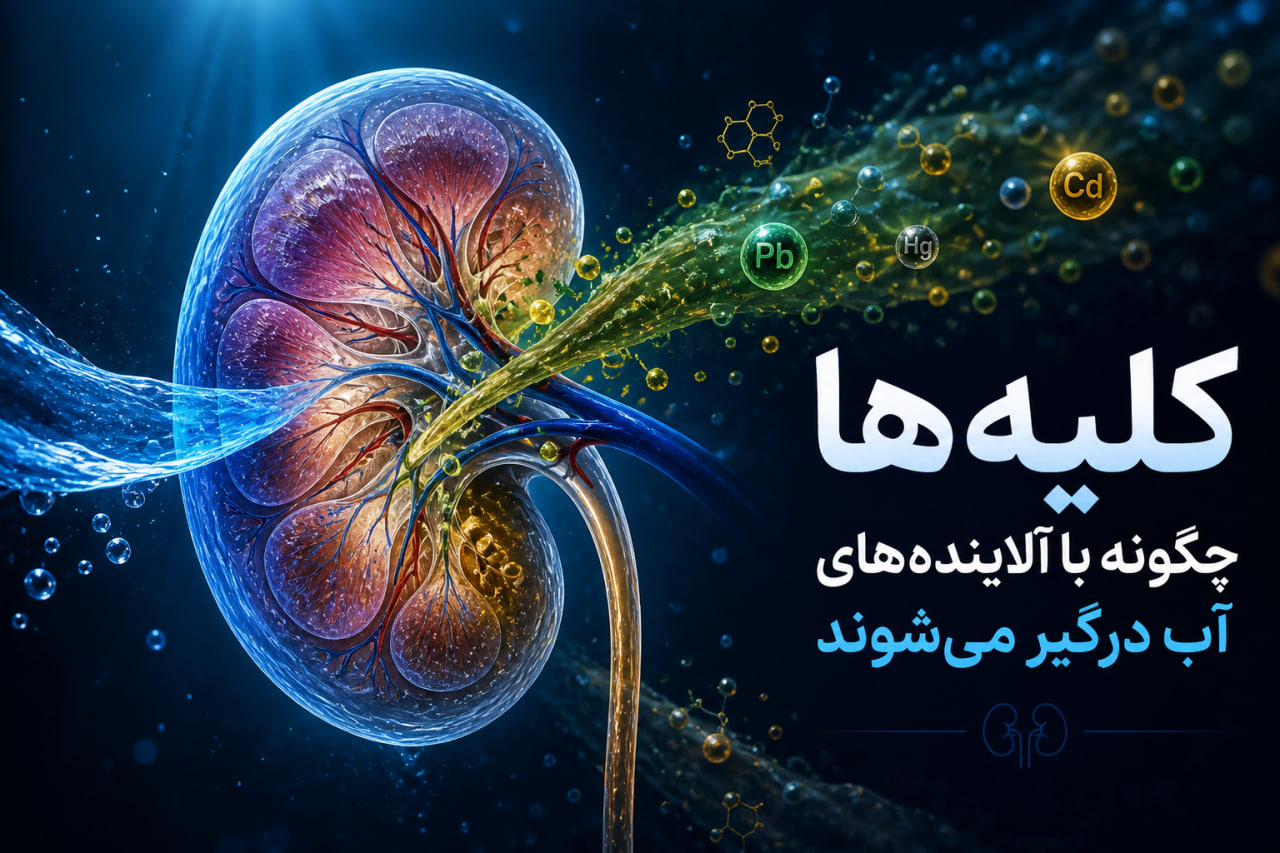 کلیه ها چگونه با آلاینده های آب درگیر می شوند