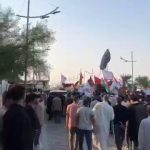 اعتراضات در بصره علیه محدودیت پروازها میان عراق و ایران 