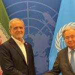 رئیس جمهور با دبیرکل سازمان ملل دیدار و گفت وگو کرد