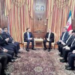 نخست وزیر قطر با رئیس جمهور اسلامی ایران دیدار کرد