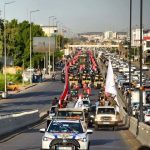 حشدالشعبی به مناسبت خروج آمریکا رژه پیروزی برگزار کرد